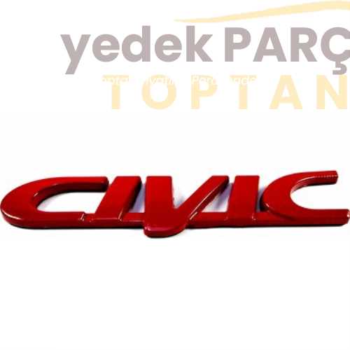 Yedek Parça :HONDA CIVIC YAZI KIRMIZI 96-2000 Özellikler: 